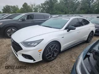 ✅ 2022 Hyundai Sonata N Line • VIN: KMHL14JC3NA217744 • Лот: 69089405. Опубликован ранее на Copart с пробегом 52 779 миль. Бесплатный доступ к архиву аукционных продаж из США и подробный отчёт об истории автомобиля на DreamBid. Изображение 1.