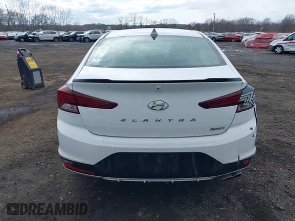 ✅ 2019 Hyundai Elantra Sport • VIN: KMHD04LB3KU841923 • Lot: 41887656. Listed on IAAI with 64,454 mi. Free auction sales archive from the USA and detailed vehicle history report at DreamBid. Image 16.