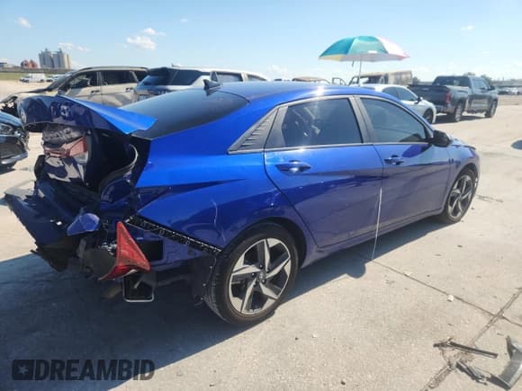 ✅ 2023 Hyundai Elantra SEL • VIN: KMHLS4AG4PU435872 • Lot: 84449965. Listed on Copart with 62,391 mi. Free auction sales archive from the USA and detailed vehicle history report at DreamBid. Image 3.