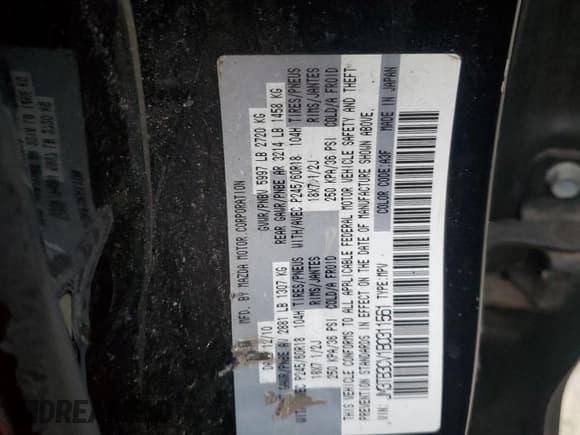 ✅ 2011 Mazda CX-9 Touring • VIN: JM3TB3CV1B0311561 • Lot: 86470035. Wystawiony na Copart z przebiegiem 276 530 mil. Bezpłatny archiwum sprzedaży aukcyjnych z USA i szczegółowy raport historii pojazdu na DreamBid. Zdjęcie 13.