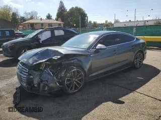 ✅ 2018 Audi S5 Sportback Prestige • VIN: WAUC4CF5XJA108138 • Lot: 84032185. Listed on Copart with 114,960 mi. Free auction sales archive from the USA and detailed vehicle history report at DreamBid. Image 1.