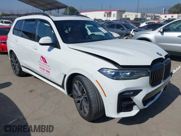 ✅ 2022 BMW X7 M50i • VIN: 5UXCX6C00N9L77369 • Лот: 42349679. Опубликован ранее на IAAI с пробегом 43 710 миль. Бесплатный доступ к архиву аукционных продаж из США и подробный отчёт об истории автомобиля на DreamBid. Изображение 1.