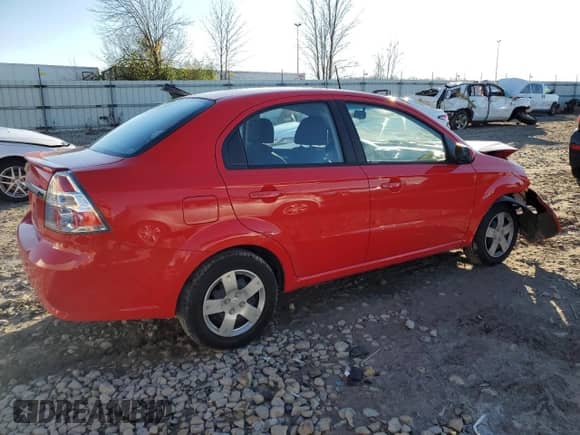 2011 Chevrolet Aveo 1LT with VIN KL1TD5DE0BB138074, listed as a Copart auction lot 79653664 with Not provided miles and Non repairable. Bid and sale history available at DreamBid. Image 3.