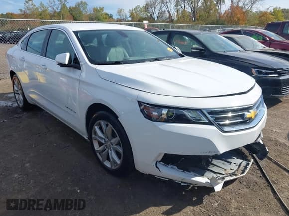 ✅ 2019 Chevrolet Impala LT • VIN: 1G11Z5S34KU119401 • Lot: 43484634. Listed on IAAI with 75,897 mi. Free auction sales archive from the USA and detailed vehicle history report at DreamBid. Image 1.