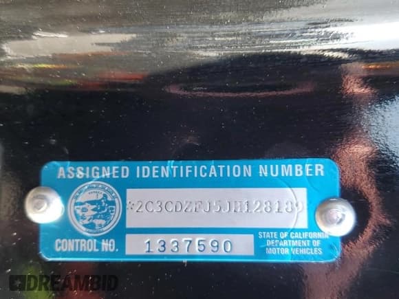 ✅ 2018 Dodge Challenger R/T Scat Pack • VIN: 2C3CDZFJ5JH128189 • Лот: 62534385. Опубликован ранее на Copart с пробегом 41 672 миль. Бесплатный доступ к архиву аукционных продаж из США и подробный отчёт об истории автомобиля на DreamBid. Изображение 12.