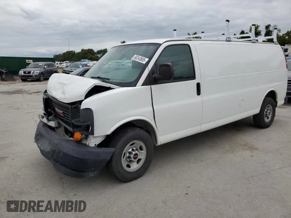 ✅ 2017 GMC Savana Cargo • VIN: 1GTW7BFF4H1136053 • Lot: 68243805. Listed on Copart with 60,550 mi. Free auction sales archive from the USA and detailed vehicle history report at DreamBid. Image 1.