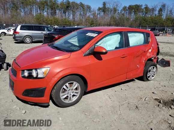 2013 Chevrolet Sonic LT с VIN 1G1JD6SB7D4108620, выставлен на аукционе Copart как лот 48750135 с пробегом 109 443 миль миль и Списание • Salvage title. История ставок и продаж доступна на DreamBid. Изображение 1.