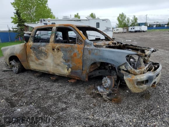 ✅ 2024 Ram 1500 Big Horn • VIN: 1C6SRFFT3RN187082 • Лот: 58057025. Опубликован ранее на Copart с пробегом Не указан. Бесплатный доступ к архиву аукционных продаж из США и подробный отчёт об истории автомобиля на DreamBid. Изображение 4.