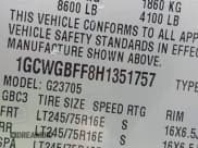 ✅ 2017 Chevrolet Express Cargo • VIN: 1GCWGBFF8H1351757 • Lot: 43738063. Listed on IAAI with 150,892 mi. Free auction sales archive from the USA and detailed vehicle history report at DreamBid. Image 9.