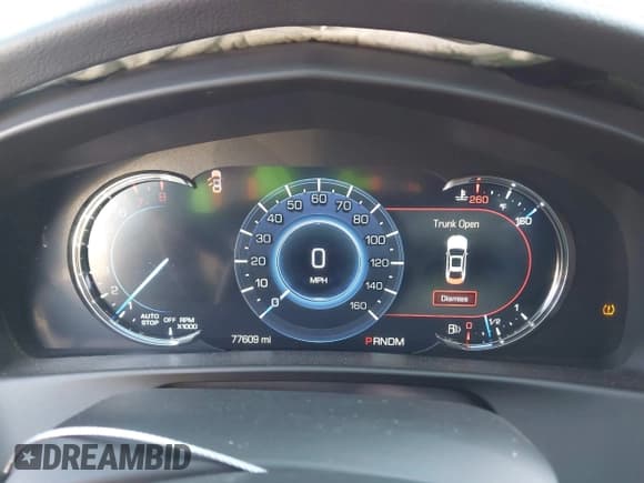 ✅ 2017 Cadillac CT6 Premium Luxury AWD • VIN: 1G6KF5RS1HU138517 • Lot: 43254177. Listed on IAAI with 77,609 mi. Free auction sales archive from the USA and detailed vehicle history report at DreamBid. Image 7.