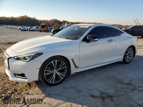 ✅ 2018 Infiniti Q60 Sport • VIN: JN1EV7EK3JM343232 • Лот: 83252324. Опубликован ранее на Copart с пробегом 65 706 миль. Бесплатный доступ к архиву аукционных продаж из США и подробный отчёт об истории автомобиля на DreamBid. Изображение 1.
