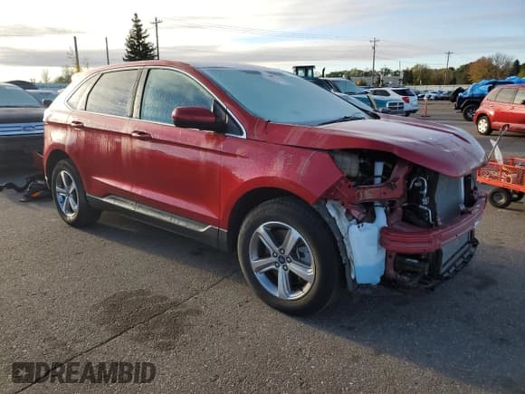 ✅ 2021 Ford Edge SEL • VIN: 2FMPK4J91MBA33702 • Lot: 82673095. Listed on Copart with 35,220 mi. Free auction sales archive from the USA and detailed vehicle history report at DreamBid. Image 4.