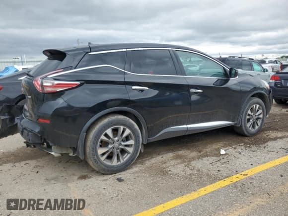 ✅ 2016 Nissan Murano S • VIN: 5N1AZ2MH4GN115005 • Lot: 58512245. Listed on Copart with 63,102 mi. Free auction sales archive from the USA and detailed vehicle history report at DreamBid. Image 3.
