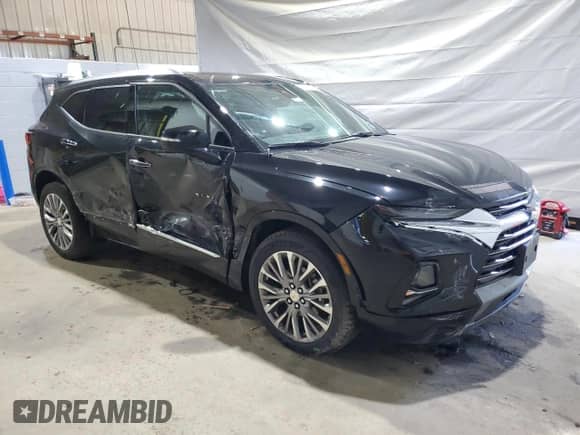 2019 Chevrolet Blazer Premier z VIN 3GNKBKRS2KS571480, wystawiony jako Copart lot #63061225 z przebiegiem 78 653 mil mil oraz Szkoda całkowita • Salvage title. Historia ofert i sprzedaży dostępna na DreamBid. Obrazek 4.