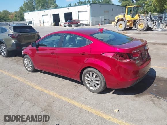 ✅ 2014 Hyundai Elantra SE • VIN: 5NPDH4AE5EH543883 • Lot: 43222326. Listed on IAAI with 56,826 mi. Free auction sales archive from the USA and detailed vehicle history report at DreamBid. Image 3.