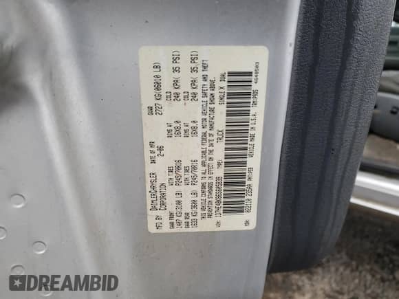 2006 Dodge Dakota SLT с VIN 1D7HE48K86S605839, выставлен на аукционе Copart как лот 78135534 с пробегом 205 283 миль миль и Списание • Salvage title. История ставок и продаж доступна на DreamBid. Изображение 12.