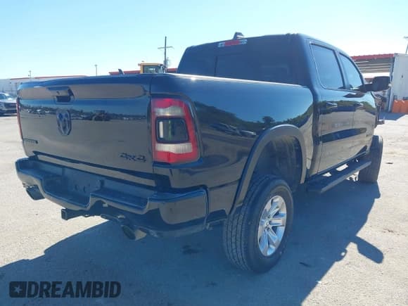 ✅ 2019 Ram 1500 Big Horn • VIN: 1C6SRFFT5KN689128 • Lot: 43576785. Listed on IAAI with 128,133 mi. Free auction sales archive from the USA and detailed vehicle history report at DreamBid. Image 4.