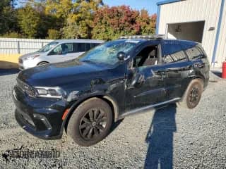 2024 Dodge Durango Pursuit with VIN 1C4SDJFT2RC183840, listed as a Copart auction lot 85307895 with 11,130 mi miles and Salvage title. Bid and sale history available at DreamBid. Image 1.