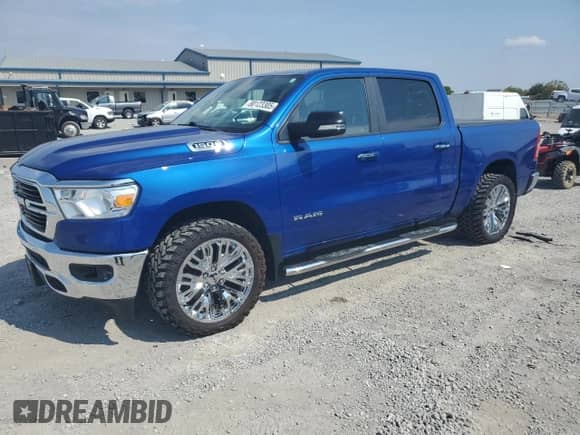2019 Ram 1500 Big Horn с VIN 1C6SRFFT7KN842107, выставлен на аукционе Copart как лот 80123305 с пробегом 59 705 миль миль и Списание • Salvage title. История ставок и продаж доступна на DreamBid. Изображение 1.