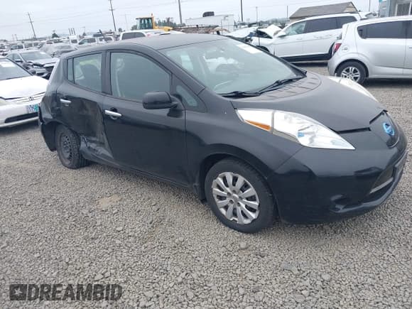 ✅ 2013 Nissan LEAF SL • VIN: 1N4AZ0CP5DC405445 • Lot: 42476859. Listed on IAAI with 80,069 mi. Free auction sales archive from the USA and detailed vehicle history report at DreamBid. Image 1.