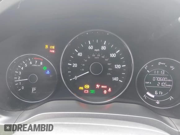 ✅ 2018 Honda HR-V EX-L • VIN: 3CZRU6H7XJM722570 • Лот: 42353683. Опубликован ранее на IAAI с пробегом 70 680 миль. Бесплатный доступ к архиву аукционных продаж из США и подробный отчёт об истории автомобиля на DreamBid. Изображение 7.