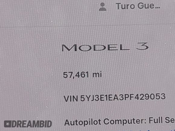 ✅ 2023 Tesla Model 3 • VIN: 5YJ3E1EA3PF429053 • Lot: 43148504. Wystawiony na IAAI z przebiegiem 57 461 mil. Bezpłatny archiwum sprzedaży aukcyjnych z USA i szczegółowy raport historii pojazdu na DreamBid. Zdjęcie 15.
