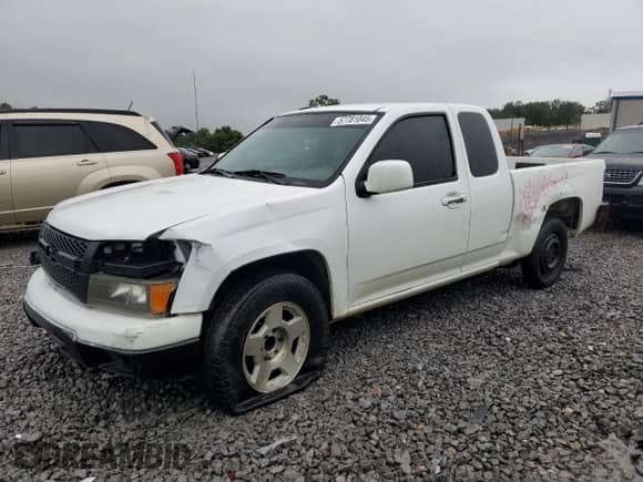2011 Chevrolet Colorado Work Truck with VIN 1GCESBFE2B8138593, listed as a Copart auction lot 57781045 with 214,290 mi miles and Salvage title. Bid and sale history available at DreamBid. Image 1.