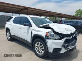 ✅ 2019 Chevrolet Traverse LS • VIN: 1GNERFKW6KJ310996 • Lot: 42949154. Wystawiony na IAAI z przebiegiem 92 364 mil. Bezpłatny archiwum sprzedaży aukcyjnych z USA i szczegółowy raport historii pojazdu na DreamBid. Zdjęcie 1.
