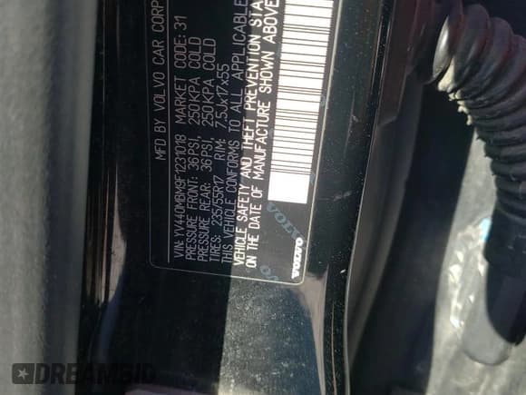 ✅ 2015 Volvo XC70 • VIN: YV440MBM9F1231018 • Lot: 74671983. Listed on Copart with 90,120 mi. Free auction sales archive from the USA and detailed vehicle history report at DreamBid. Image 14.