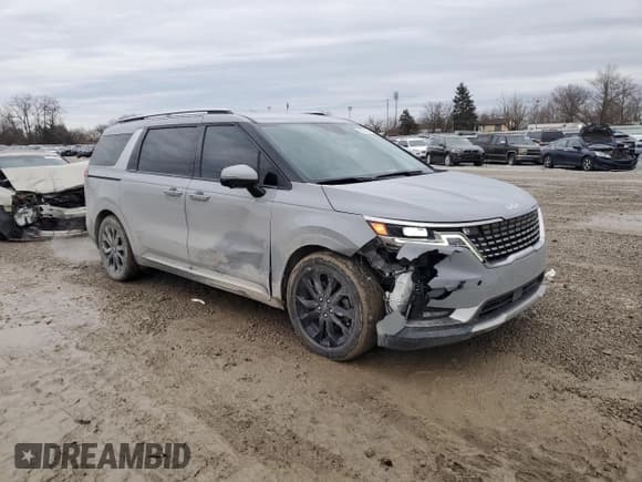 ✅ 2023 Kia Carnival SX Prestige • VIN: KNDNE5H36P6206062 • Lot: 43562195. Listed on Copart with 76,089 mi. Free auction sales archive from the USA and detailed vehicle history report at DreamBid. Image 4.