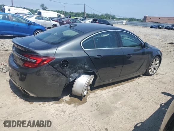 ✅ 2016 Buick Regal GS • VIN: 2G4GU5GX5G9110282 • Lot: 62324355. Listed on Copart with 62,771 mi. Free auction sales archive from the USA and detailed vehicle history report at DreamBid. Image 3.