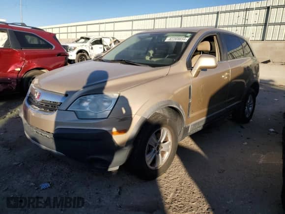 2008 Saturn VUE XE z VIN 3GSCL33P38S509636, wystawiony jako Copart lot #82269034 z przebiegiem 167 398 mil mil oraz Czysty tytuł • Clean title. Historia ofert i sprzedaży dostępna na DreamBid. Obrazek 1.