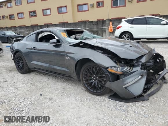 ✅ 2018 Ford Mustang GT Premium • VIN: 1FA6P8CF0J5116779 • Lot: 80957965. Listed on Copart with Not provided. Free auction sales archive from the USA and detailed vehicle history report at DreamBid. Image 4.