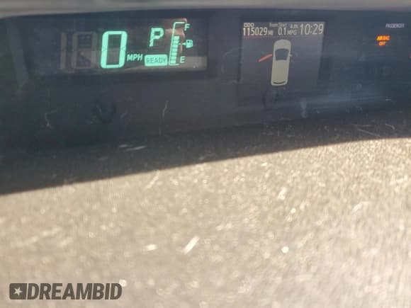 ✅ 2012 Toyota Prius Four • VIN: JTDKDTB39C1018629 • Лот: 90365195. Опубликован ранее на Copart с пробегом 115 029 миль. Бесплатный доступ к архиву аукционных продаж из США и подробный отчёт об истории автомобиля на DreamBid. Изображение 9.