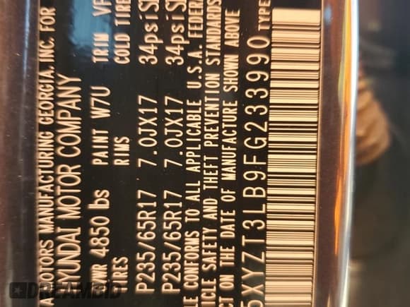 ✅ 2015 Hyundai Santa Fe • VIN: 5XYZT3LB9FG233990 • Лот: 48612974. Опубликован ранее на Copart с пробегом 181 813 миль. Бесплатный доступ к архиву аукционных продаж из США и подробный отчёт об истории автомобиля на DreamBid. Изображение 13.