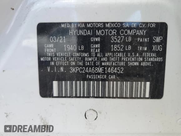 ✅ 2021 Hyundai Accent SE • VIN: 3KPC24A68ME146452 • Lot: 73284544. Wystawiony na Copart z przebiegiem 73 206 mil. Bezpłatny archiwum sprzedaży aukcyjnych z USA i szczegółowy raport historii pojazdu na DreamBid. Zdjęcie 15.