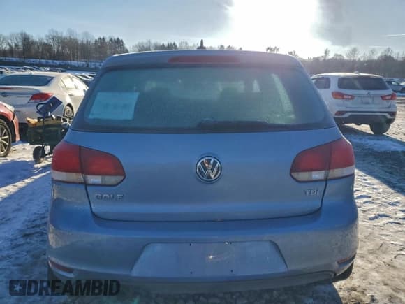 ✅ 2011 Volkswagen Golf TDI • VIN: WVWBM7AJXBW292947 • Lot: 95293325. Listed on Copart with Not provided. Free auction sales archive from the USA and detailed vehicle history report at DreamBid. Image 6.