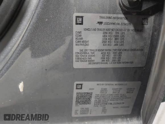 2020 Chevrolet Silverado 1500 High Country с VIN 1GCUYHET8LZ234379, выставлен на аукционе IAAI как лот 42991542 с пробегом 148 135 миль миль и . История ставок и продаж доступна на DreamBid. Изображение 9.