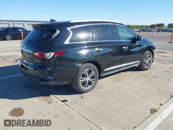 ✅ 2017 Infiniti QX60 • VIN: 5N1DL0MM6HC559662 • Lot: 43408212. Wystawiony na IAAI z przebiegiem 105 128 mil. Bezpłatny archiwum sprzedaży aukcyjnych z USA i szczegółowy raport historii pojazdu na DreamBid. Zdjęcie 4.