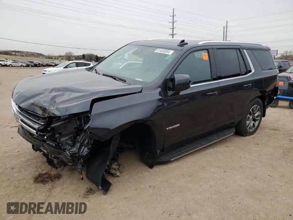 2024 Chevrolet Tahoe LT z VIN 1GNSKNKD4RR405830, wystawiony jako Copart lot #81933094 z przebiegiem Nie podano mil oraz Szkoda całkowita • Salvage title. Historia ofert i sprzedaży dostępna na DreamBid. Obrazek 1.