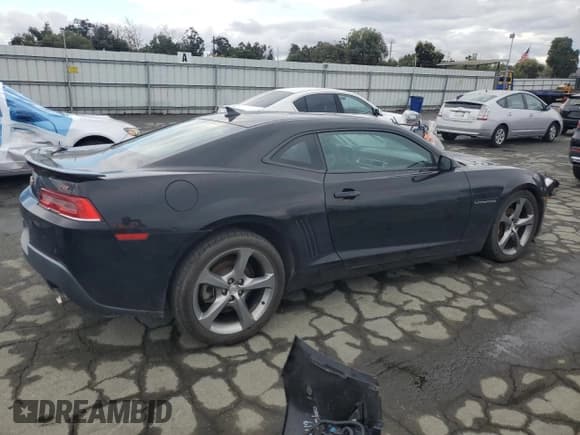 ✅ 2014 Chevrolet Camaro LT • VIN: 2G1FC1E39E9170678 • Lot: 86274125. Listed on Copart with 59,186 mi. Free auction sales archive from the USA and detailed vehicle history report at DreamBid. Image 3.