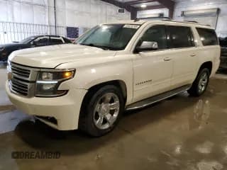 ✅ 2015 Chevrolet Suburban LTZ • VIN: 1GNSKKKC7FR147529 • Лот: 91076745. Опубликован ранее на Copart с пробегом 157 608 миль. Бесплатный доступ к архиву аукционных продаж из США и подробный отчёт об истории автомобиля на DreamBid. Изображение 1.
