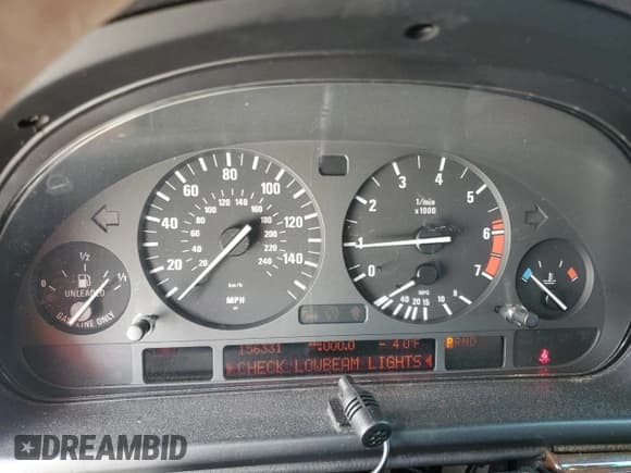 ✅ 2001 BMW 5 Series 540i • VIN: WBADN63471GM70388 • Lot: 46208335. Listed on Copart with 156,331 mi. Free auction sales archive from the USA and detailed vehicle history report at DreamBid. Image 9.