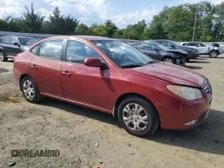 2009 Hyundai Elantra GLS with VIN KMHDU46D49U752888, listed as a Copart auction lot 71145915 with 89,548 mi miles and Clean title. Bid and sale history available at DreamBid. Image 4.