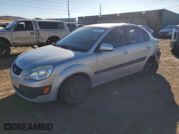 ✅ 2007 Kia Rio LX • VIN: KNADE123476205938 • Lot: 88741915. Listed on Copart with 125,468 mi. Free auction sales archive from the USA and detailed vehicle history report at DreamBid. Image 1.