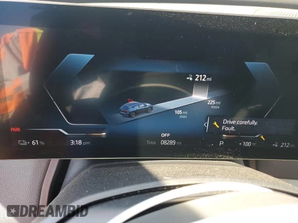 ✅ 2025 BMW iX xDrive50 • VIN: WB523CF0XSCS38055 • Lot: 71280515. Listed on Copart with 8,289 mi. Free auction sales archive from the USA and detailed vehicle history report at DreamBid. Image 9.