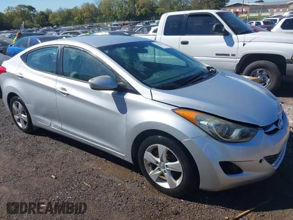 ✅ 2012 Hyundai Elantra GLS • VIN: 5NPDH4AE2CH071672 • Lot: 43459695. Listed on IAAI with 173,451 mi. Free auction sales archive from the USA and detailed vehicle history report at DreamBid. Image 1.