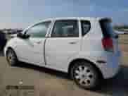 2004 Chevrolet Aveo LS with VIN KL1TJ62684B222396, listed as a Copart auction lot 84118964 with 82,743 mi miles and Salvage title. Bid and sale history available at DreamBid. Image 2.