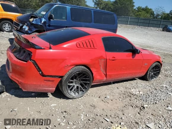 ✅ 2014 Ford Mustang GT Premium • VIN: 1ZVBP8CFXE5294047 • Lot: 72002585. Listed on Copart with 103,561 mi. Free auction sales archive from the USA and detailed vehicle history report at DreamBid. Image 3.