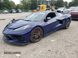 2025 Chevrolet Corvette 2LT с VIN 1G1YB2D44S5103927, выставлен на аукционе Copart как лот 81372915 с пробегом 5 969 миль миль и Списание • Salvage title. История ставок и продаж доступна на DreamBid. Изображение 1.